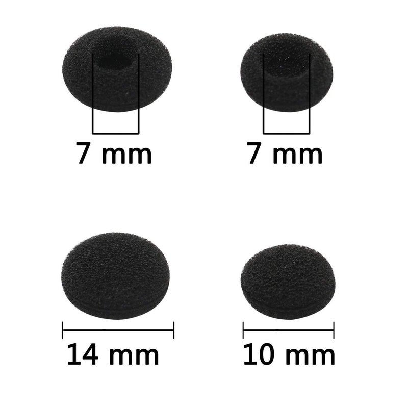 ALXCD Gel Eartips for Voyager Legend Headset, 3 Pcs Soft Gel Ear Tips & 3 Pcs Foam Covers, Fit for Headset Voyager Legend (S) - Image 5